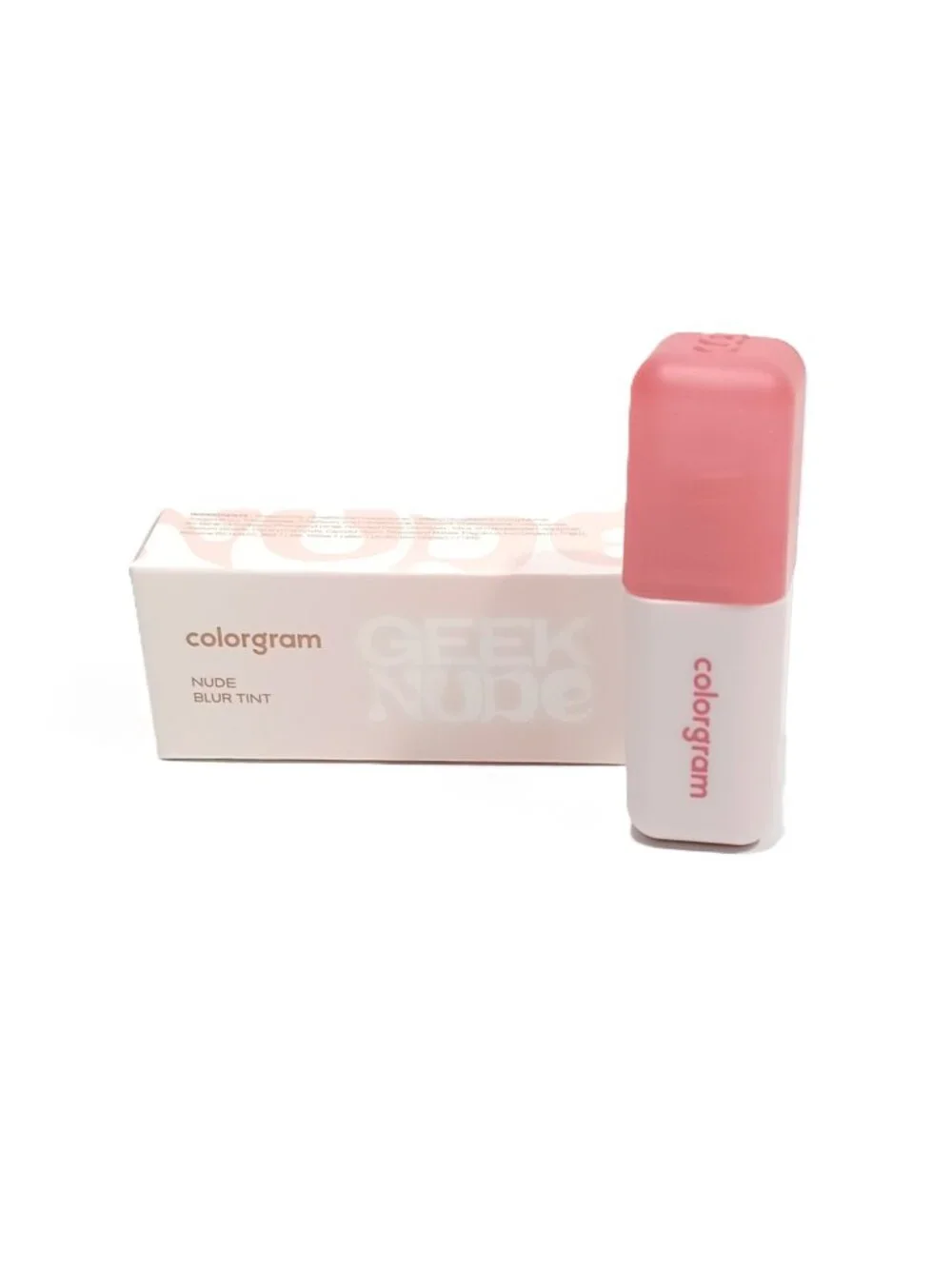 NIB COLORGRAM NUDE BLUR TINT 05 VINTAGE RED Lip Tint & Natural Cheek Blush